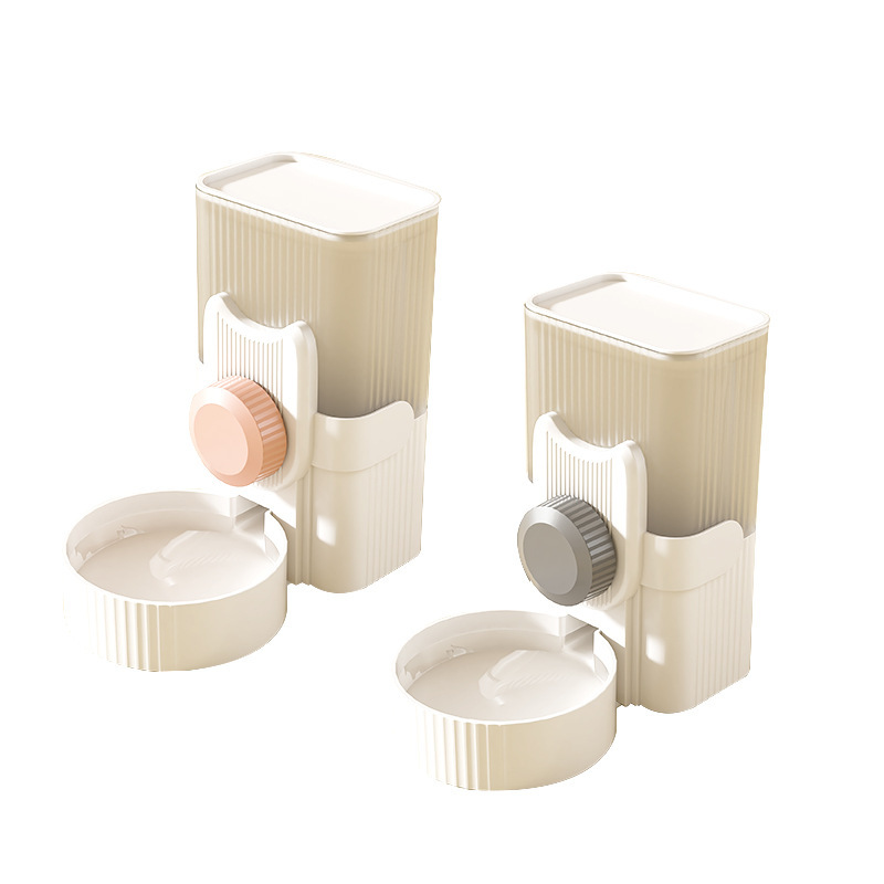 Dispensador de agua colgante para gatos Alimentador automático de agua para perros y conejos Alimento anti-tarjeta de gran capacidad colgante