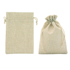 工廠麻布束口袋防塵首飾收納袋復古小麻袋禮品包裝麻布袋批發