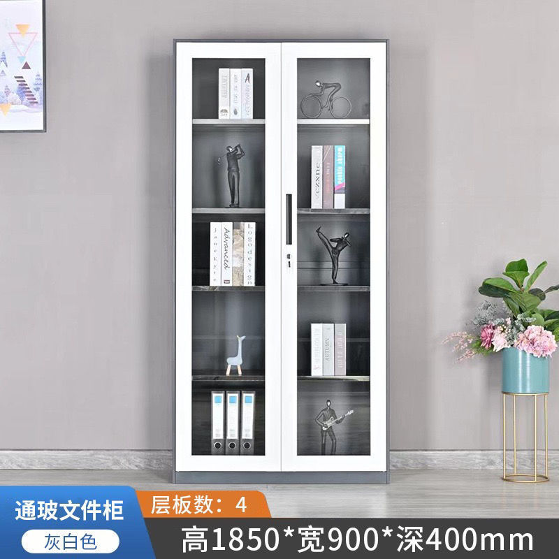 Acero de borde estrecho desmontaje gabinete de archivos de oficina documentos financieros gabinete de archivos engrosado con bloqueo cubierta de color armario de almacenamiento