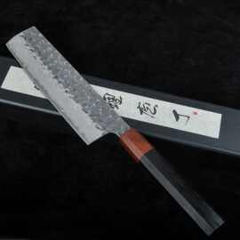 阳江刀具锤纹锻打大马士革菜刀日式料理厨师刀厨刀黑打专业用家用