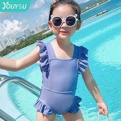 Children's swimsuit one-piece for girls, 2023 new baby infant baby princess cute dress for hot springs, swimsuit for middle children