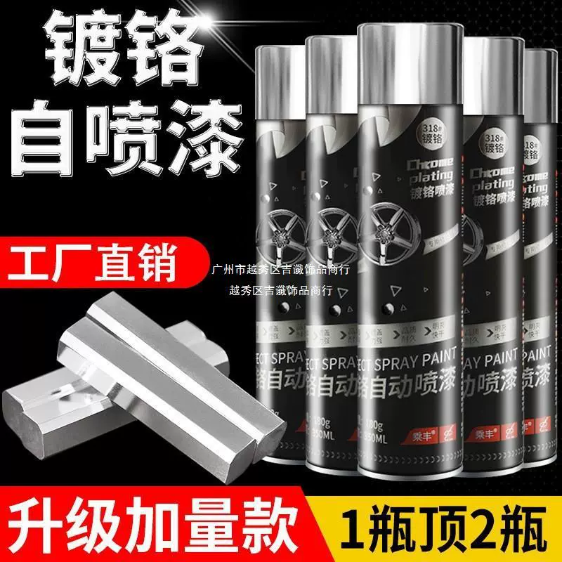Хромированная автоматическая ручная самоокраска из нержавеющей стали гальваническая банка с серебряной краской оцинкованная металлическая антикоррозийная краска с серебряным порошком
