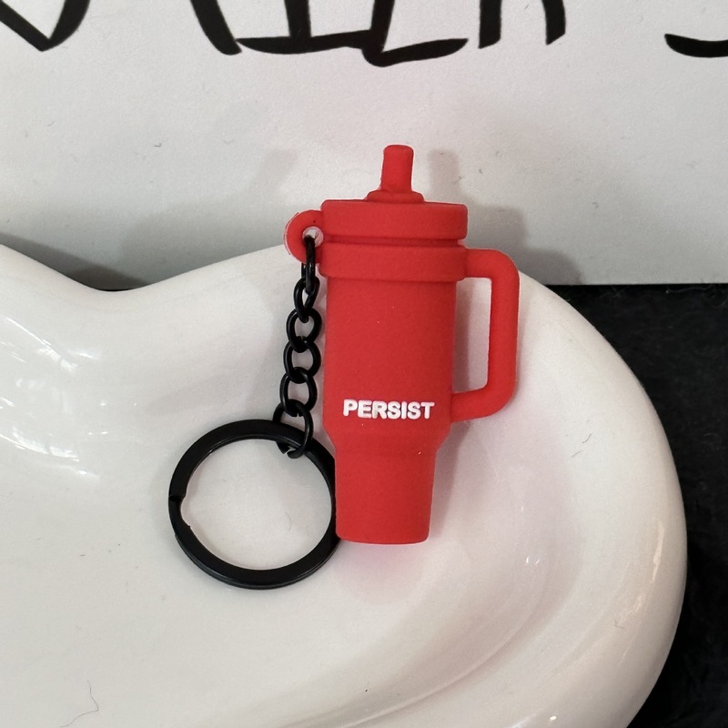 トレンドフィットネスシリーズのキーホルダー部品ミニバーベルのコップのペンダント|undefined