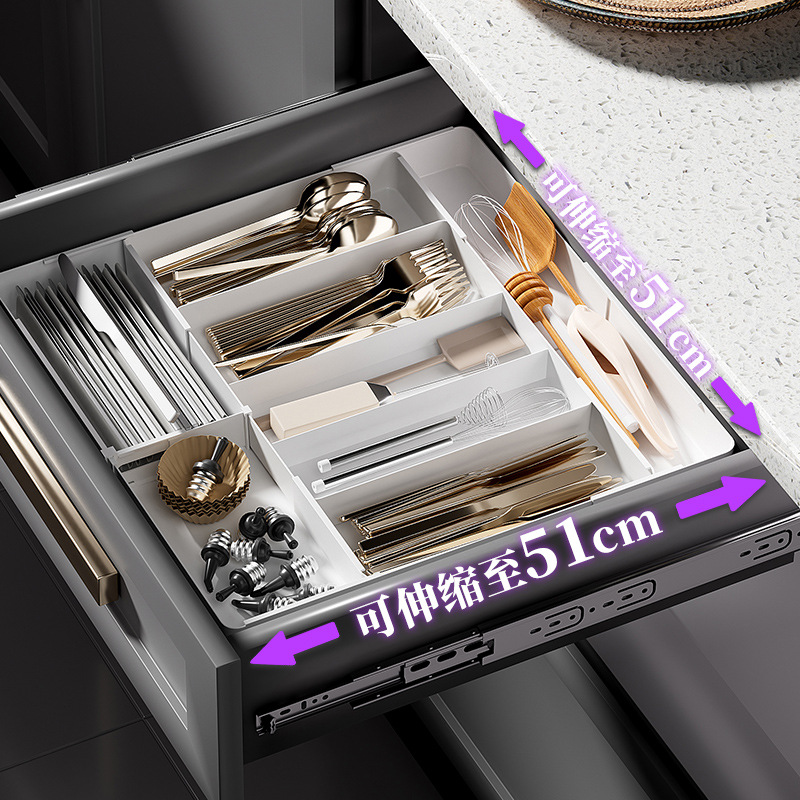 Armarios de cocina, armarios domésticos, cuchillos y tenedores integrados, palillos, cajones de cocina, cajas de almacenamiento de vajilla separadas