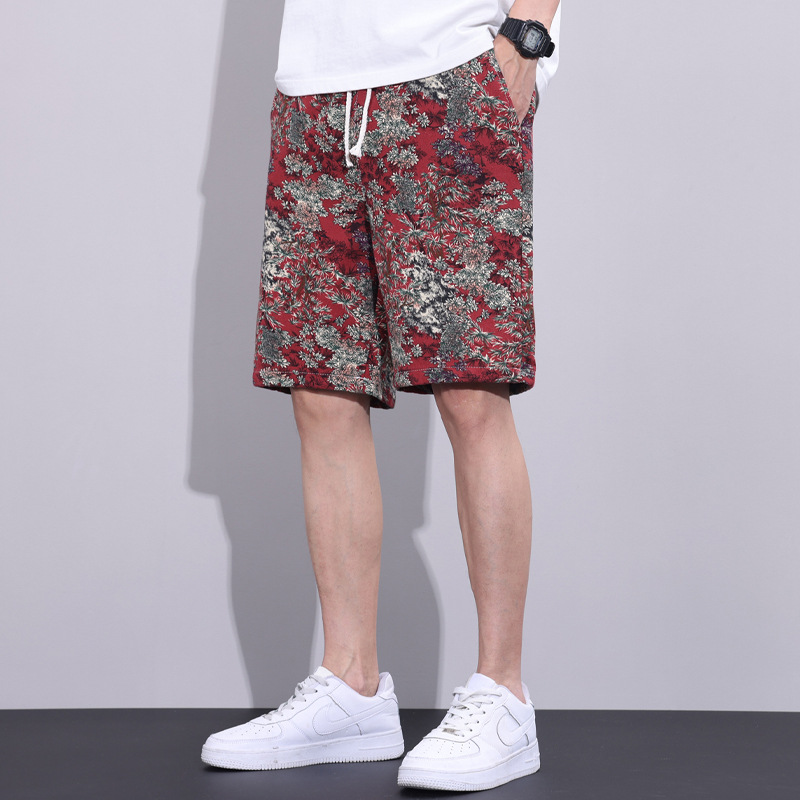 Summer Thin Men's Casual Shorts Loose Comfortable High-end Trendy All-match Seaside Casual Outdoor Pants for Men