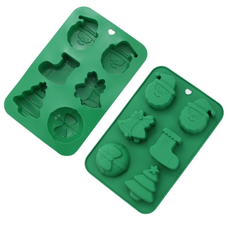 Christmas Tree Pattern Fashion Style Christmas Fashion Christmas Tree Silica Gel Kitchen Molds