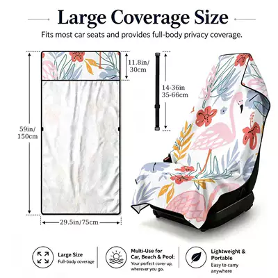 Universal seat cover ultra-fine fiber, can be used