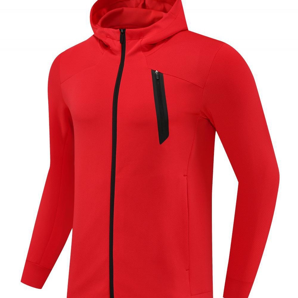 25 años de nuevo abrigo deportivo casual de moda otoño y invierno ropa de fitness de hombres y mujeres fútbol baloncesto bádminton alta elástica transpirable