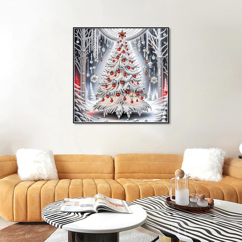 Pintura de diamantes personalizada diy pintura de forma especial pintura decorativa amazónica pintura de diamantes completa pintura de puntos de perforación de agua pintura de diamantes hecha a mano de Año Nuevo