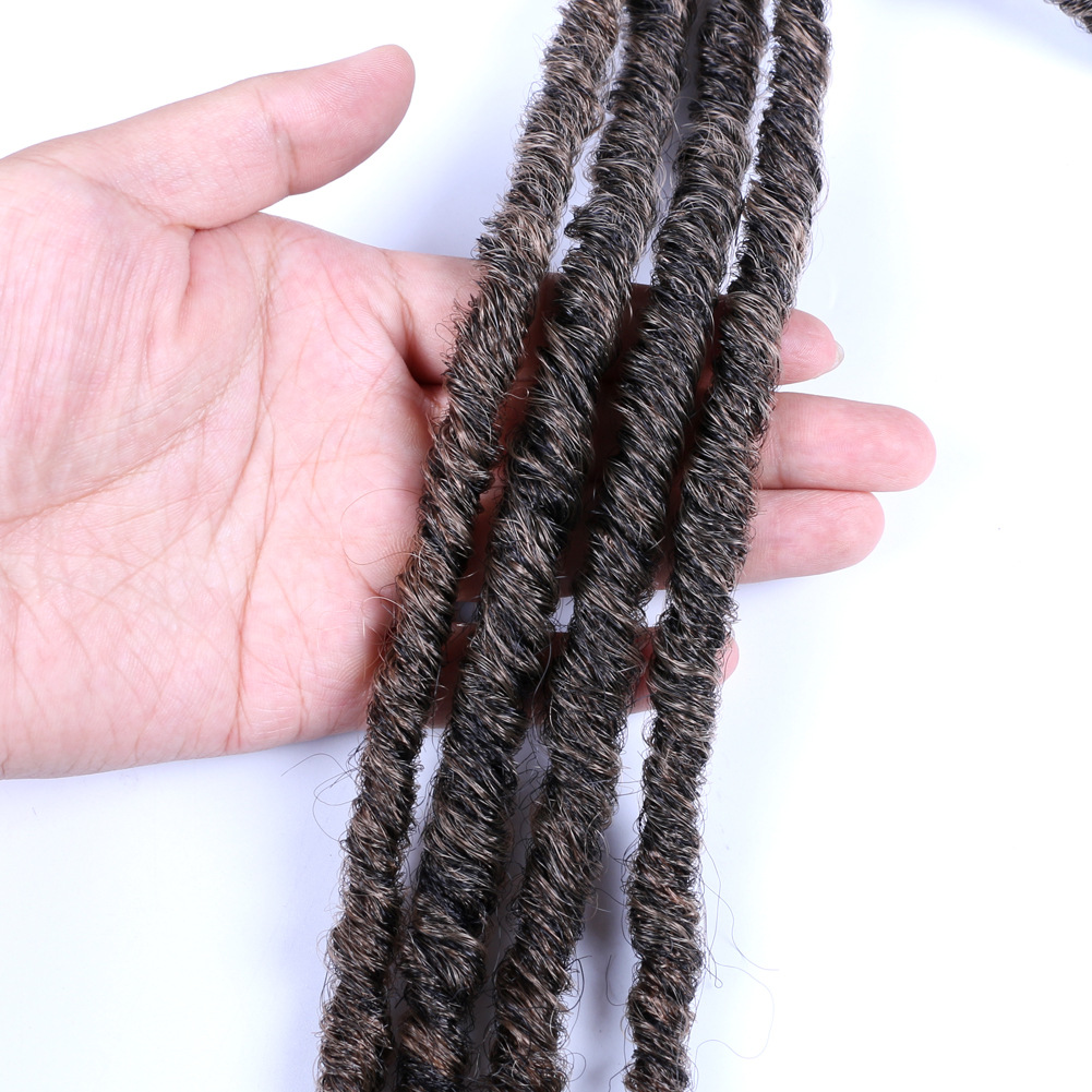 Extension per capelli Treccia senza fibre chimiche Extension per capelli intrecciati all'uncinetto Parrucche Locs Parrucche Trecce per capelli all'uncinetto_voghion.com