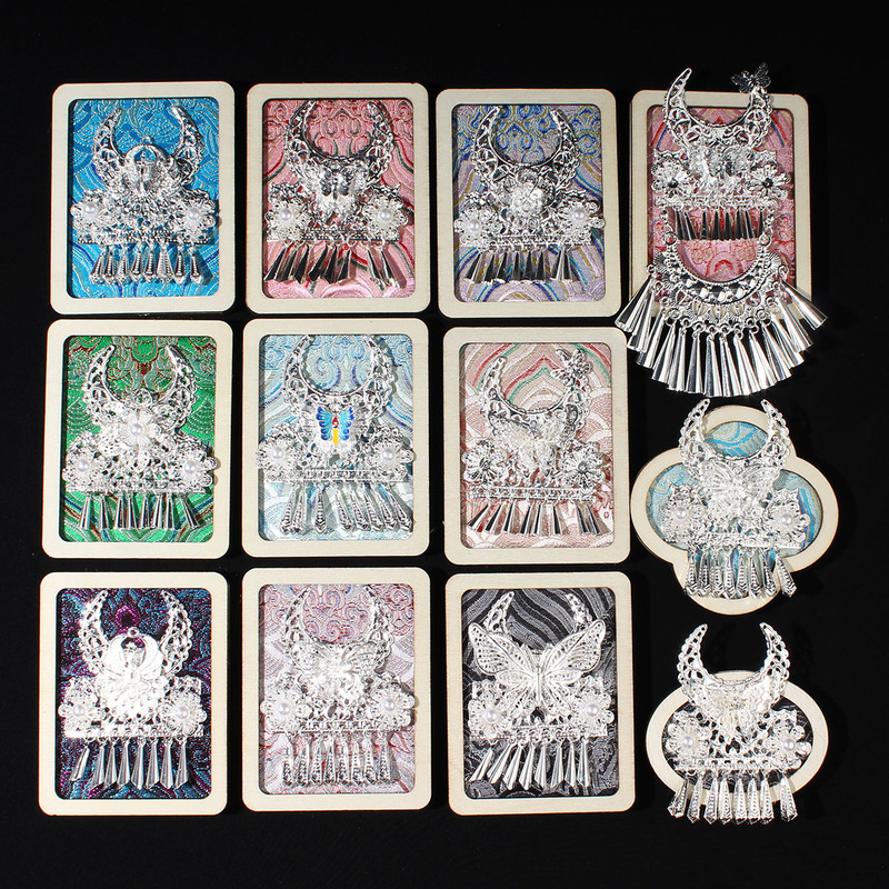 Yunnan Guizhou Phoenix Miao Ethnic Characteristic Magnetic Creative Tie-Dye Refrigerator Magnet Travel Companion Creative Souvenir Yunnan Guizhou Phoenix Miao Ethnic Characteristic Magnetic Creative Tie-Dye Refrigerator Magnet Travel Companion Creative Souvenir