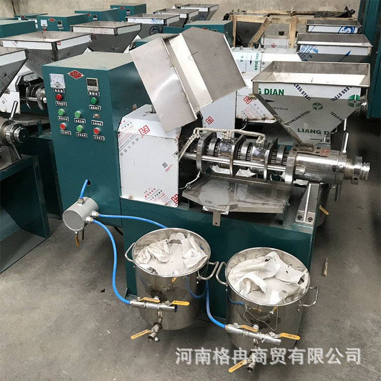 食用油加工设备榨油机 全自动芝麻榨油机 冷榨花生油压榨机