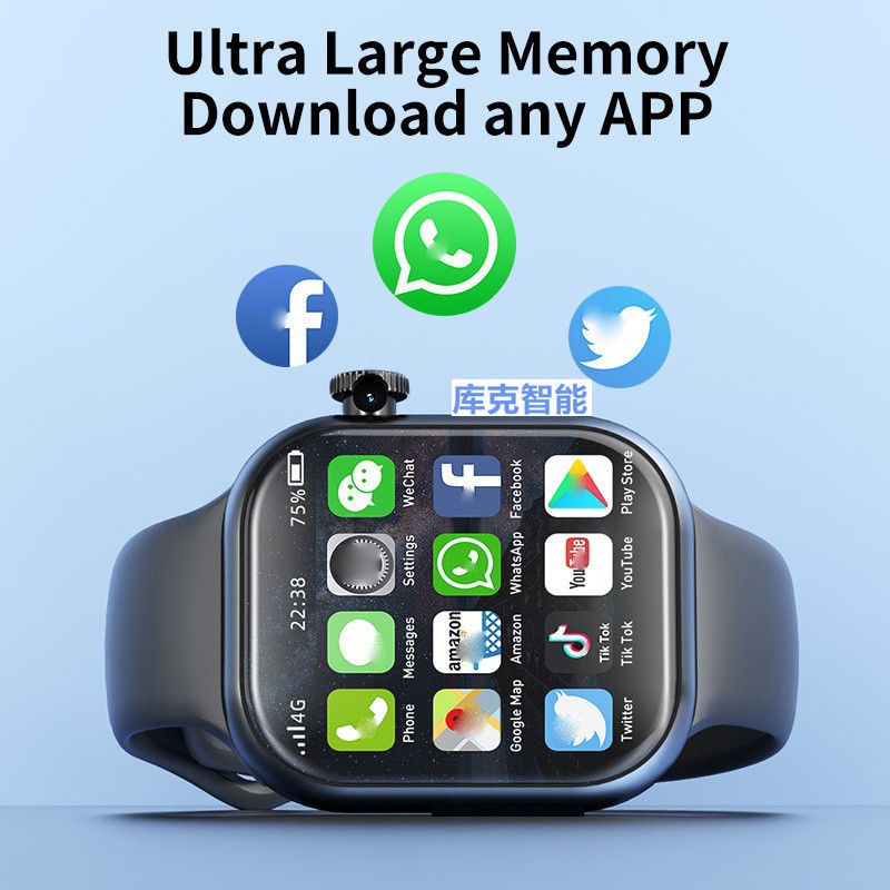 电子华强北运动电话手表可插卡智能手表⌚男s10新款2025跨境