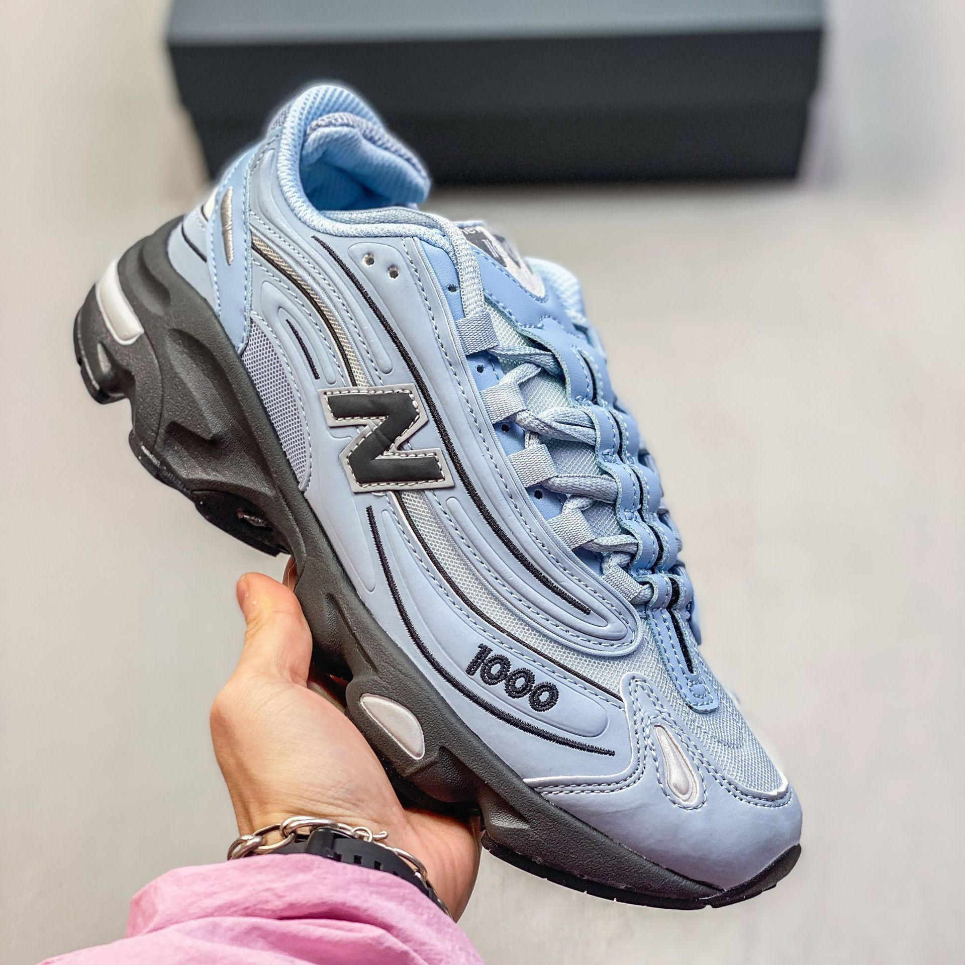 Zapatos para hombres y mujeresnb1000 verano zapatos de correr zapatos de suela gruesa zapatos de pareja zapatos deportivos casuales resistentes