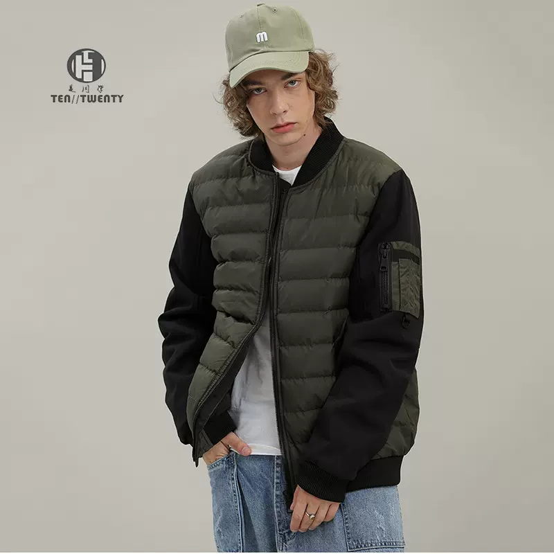 外贸工厂OEM欧美男装加工定制品牌服装贴牌代工棉衣外套冬装棉服