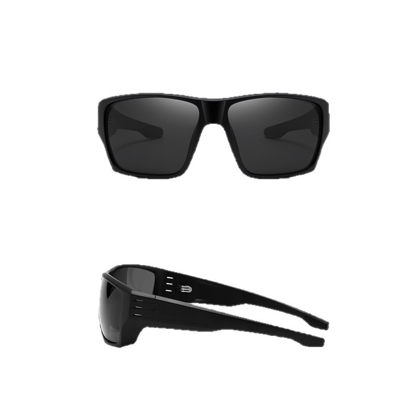 Nuevas gafas de sol polarizadas S16103 Gafas de sol de protección UV para exteriores de moda Gafas de sol de montura grande para hombres