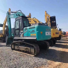 外贸出口转让超值二手神钢SK200D挖掘机，挖机原装未动免费试用