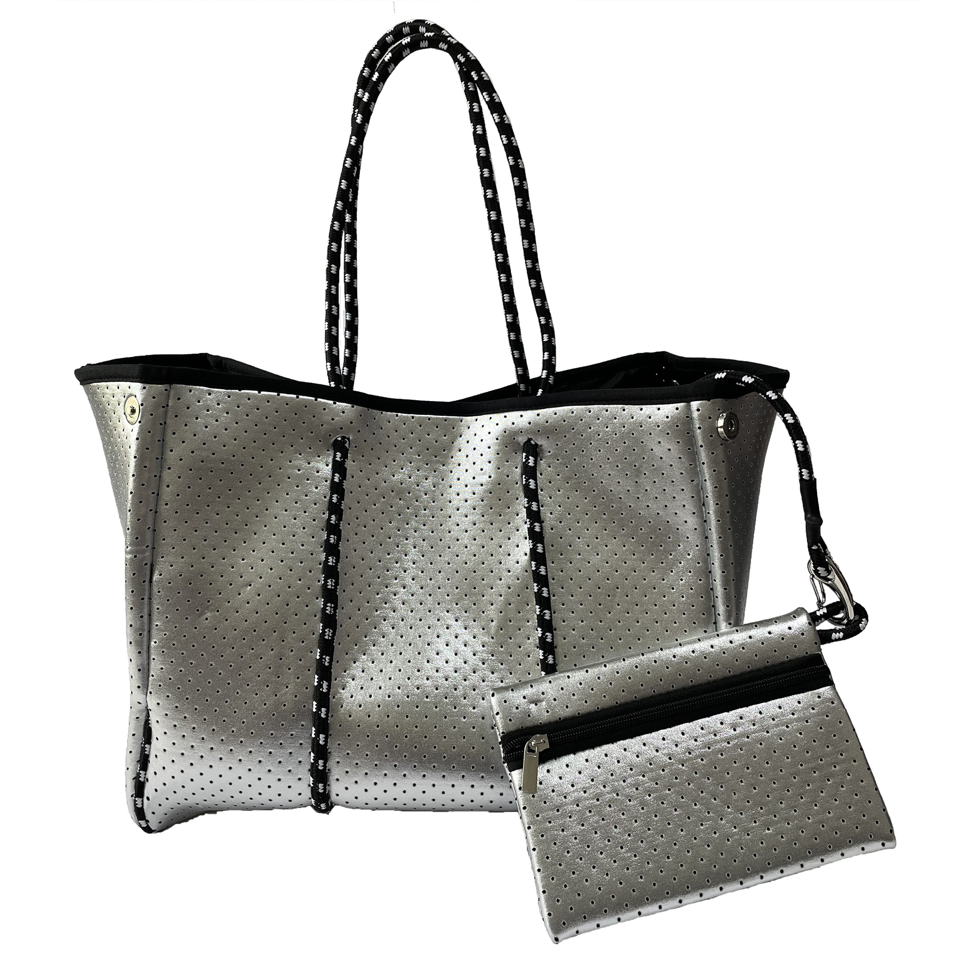 Bolsa perforada de material de buceo, bolsa de playa madre-hijo, bolsa de gimnasio, bolsa de hombro para deportes acuáticos y ocio, impermeable