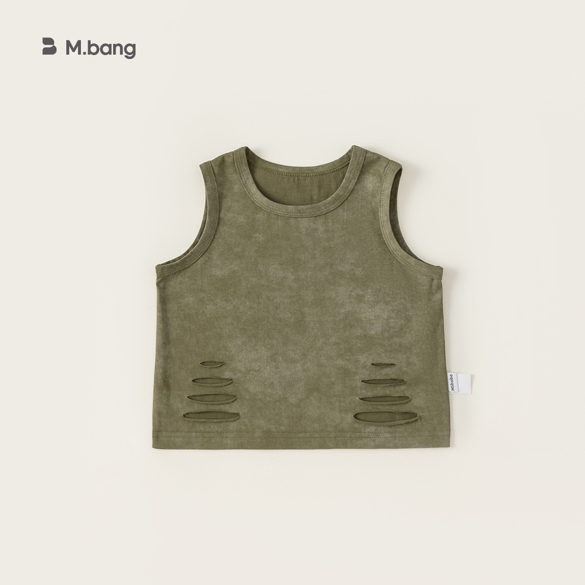 Chaleco para niños verano niñas color sólido camisola casual bebé sin mangas camiseta top XY24035