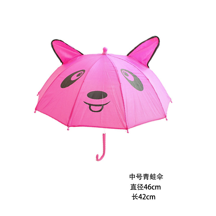 Long-handled umbrella Large Frog Pearl Orecchiette originality children sunshade Umbrella Cartoon Stall Night market Source of goods