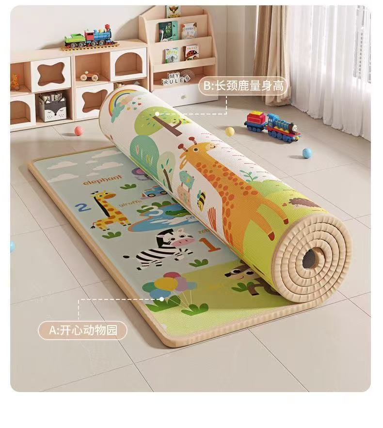 Alfombrilla para el piso frío Alfombrilla para gatear para niños Alfombrilla gruesa a prueba de caídas Alfombrilla especial para gatear para el hogar sin formaldehído de grado materno e infantil image 10
