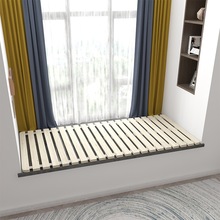 飘窗排骨架可折叠飘窗垫宠物垫板地铺防潮透气实木榻榻米床架