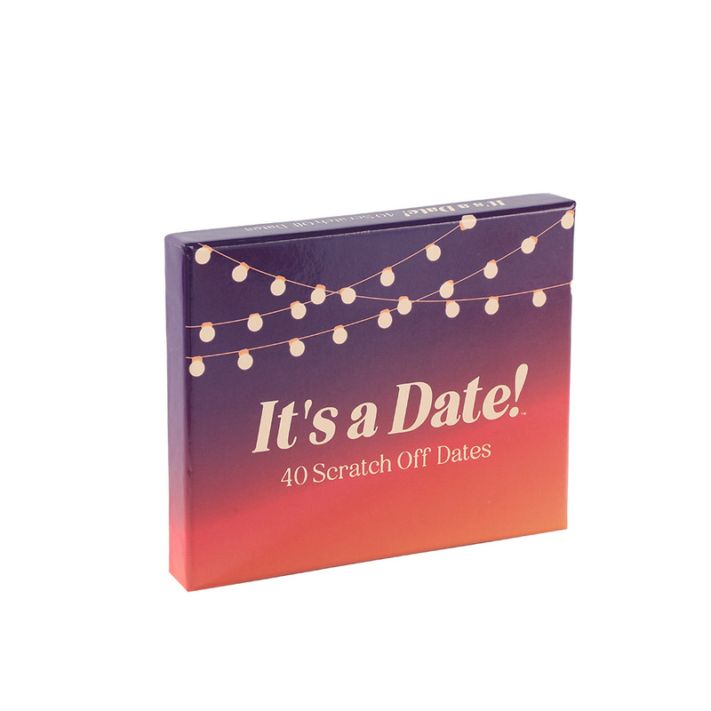 It's a Date! Creative Scratch-Off Cards for Romantic Dates between Couples, Board Game Cards, a Tool to Warm up the Relationship between Couples.