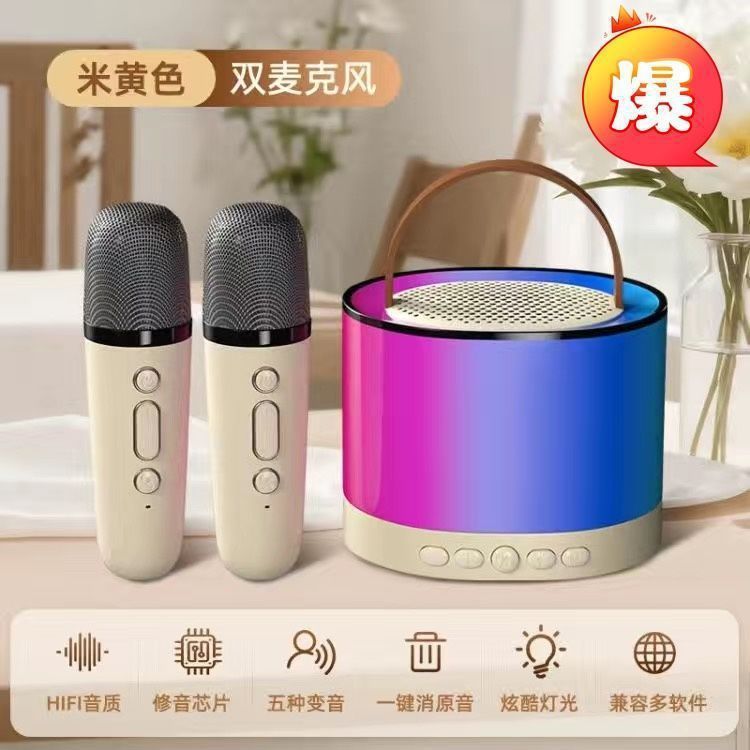 K 12クロスボーダーbluetoothスピーカー家庭用無線k歌音響マイク屋外で歌う|undefined