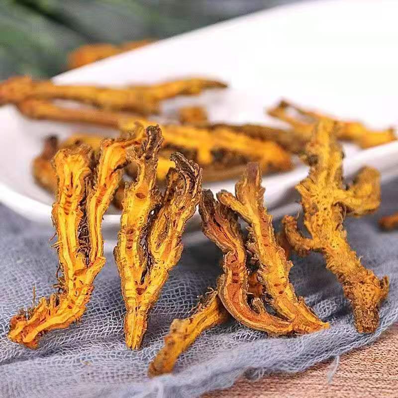 Sichuan Coptis Powder Huang Lian Fine Ground Raw Herb Powder 500g quality and texture