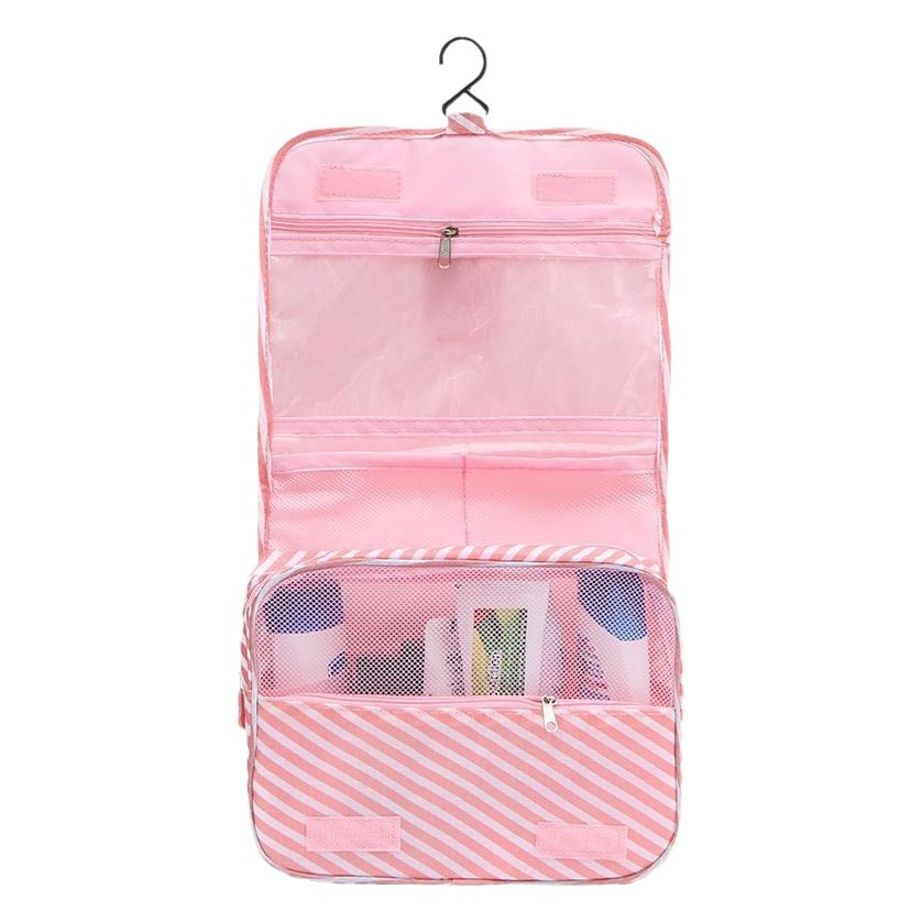 Bolsa de lavado de gancho de viaje grueso impermeable Bolsa de cosméticos multifuncional Bolsa de almacenamiento de ocio Bolsa de lavado Bolsa de almacenamiento personalizada