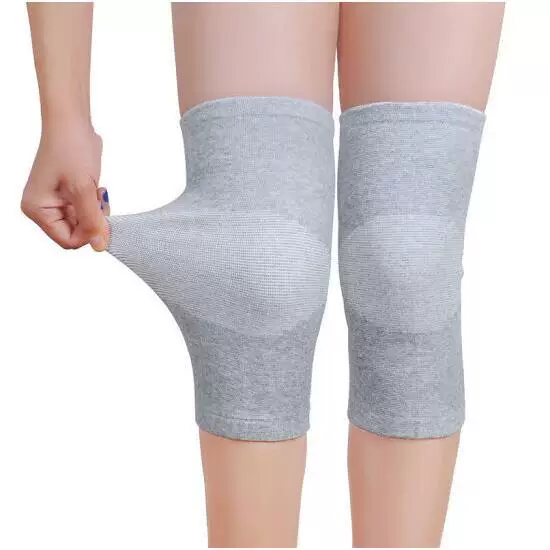 Add velvet knee pads warm winter padded leg pads men's and women's sports running basketball knee pads wholesale