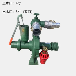 高压喷灌泵 进出口径4寸高压泵100米扬程 柴油抽水泵