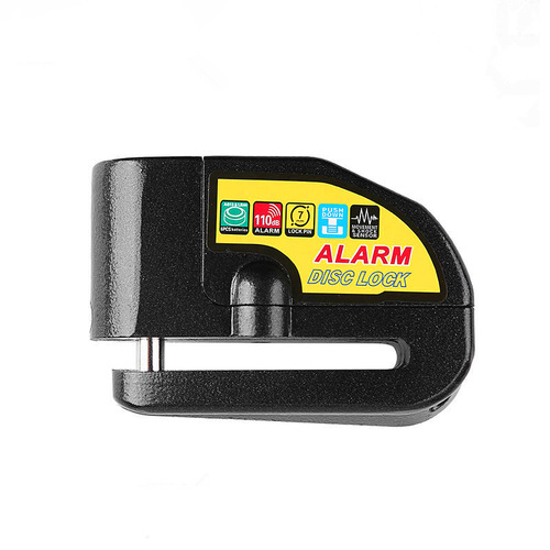 Factory direct sales bicycle electric vehicle motorcycle anti-theft aluminum touch alarm waterproof disc brake lock alarm lock