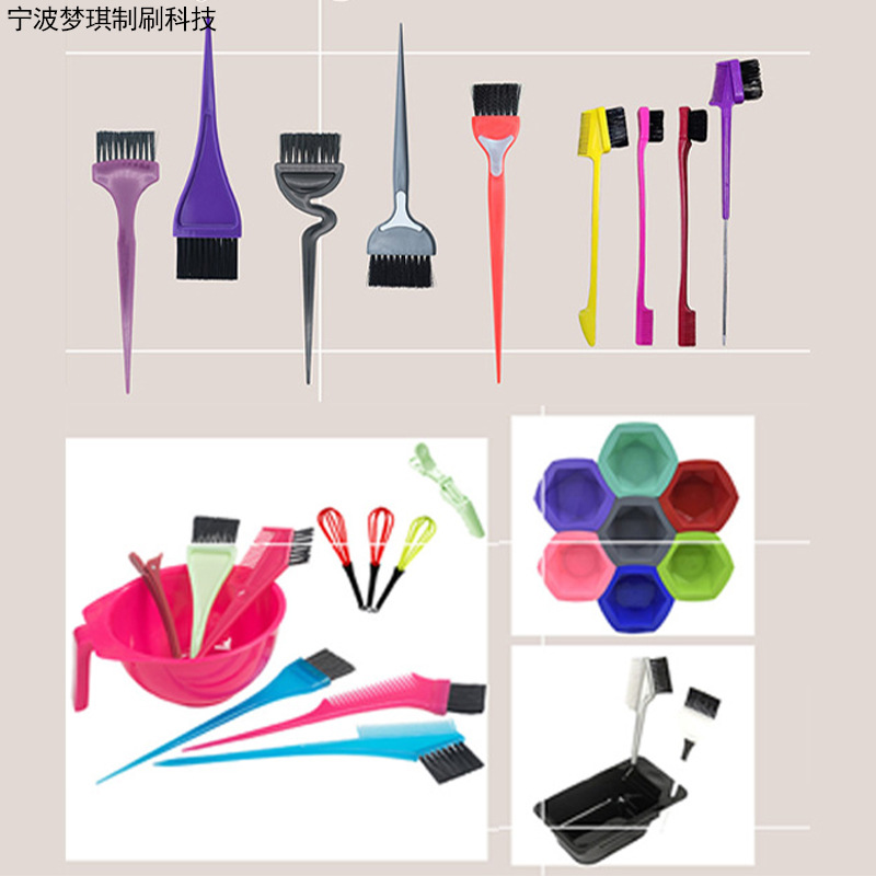 Peine Cepillo Doble para Tinte de Cabello Tamaño Pequeño, para Tinte DIY