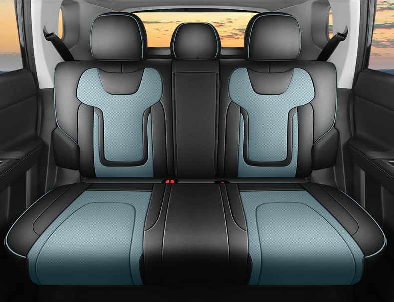 Suitable for Jietu Shanhai T1 Special Seat Cover, Fully Enclosed Seat Cover, Four-Season Universal Car Seat Cushion, Leather Seat Cushion