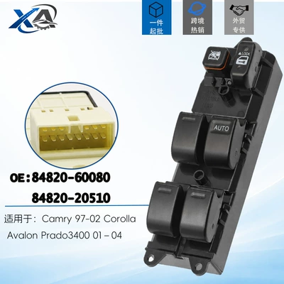 84820-60080 Glass Lift Switch for Car Windows Is Suitable for Camry97-02Corollaavalon