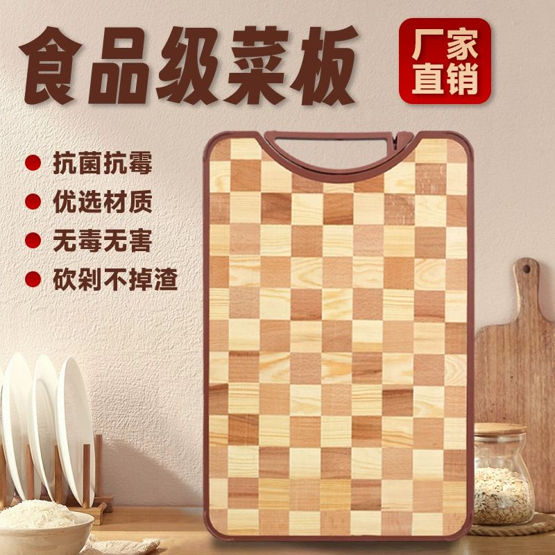Трансграничный производитель твердой древесины из черного дерева, антибактериальная, устойчивая к плесени, противоскользящая липкая доска, разделочная доска, пищевая разделочная доска