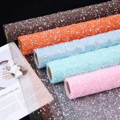 網紅浪漫雪點紗花藝花束花店鮮花包裝網紗 手工diy花朵用包花資材