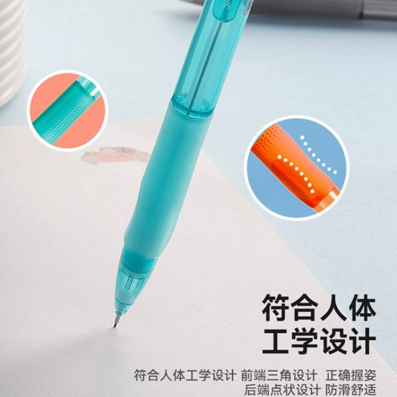 Sakura cherry automatic pencil XNS105C triangle transparent activity Pencil elementary school student painting is not easy to break
