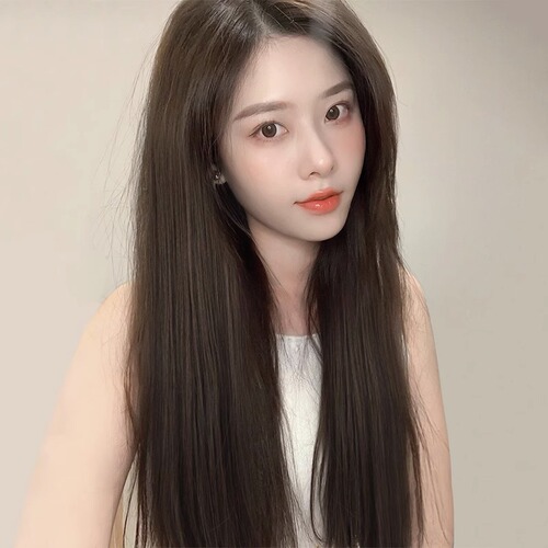 Wig Clip for Women, Long Straight Hair, Invisible and Seamless, Full-Sized and Natural-Looking, Volume-Enhancing Hair Clip-in Extension