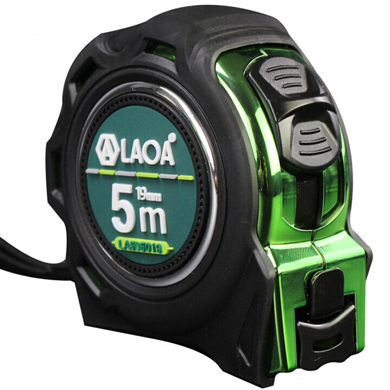 老A 工业型包胶3/5/7.5米双面钢卷尺 鲁班尺 风水尺 公英制钢卷尺