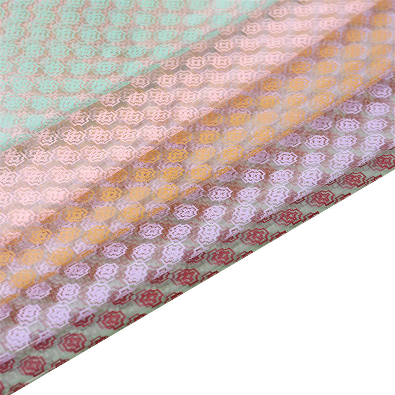 Flor fiesta fábrica al por mayor nuevo paquete de impresión completa de papel de vidrio flor caja de regalo de embalaje florista ramo de flores papel de embalaje flor