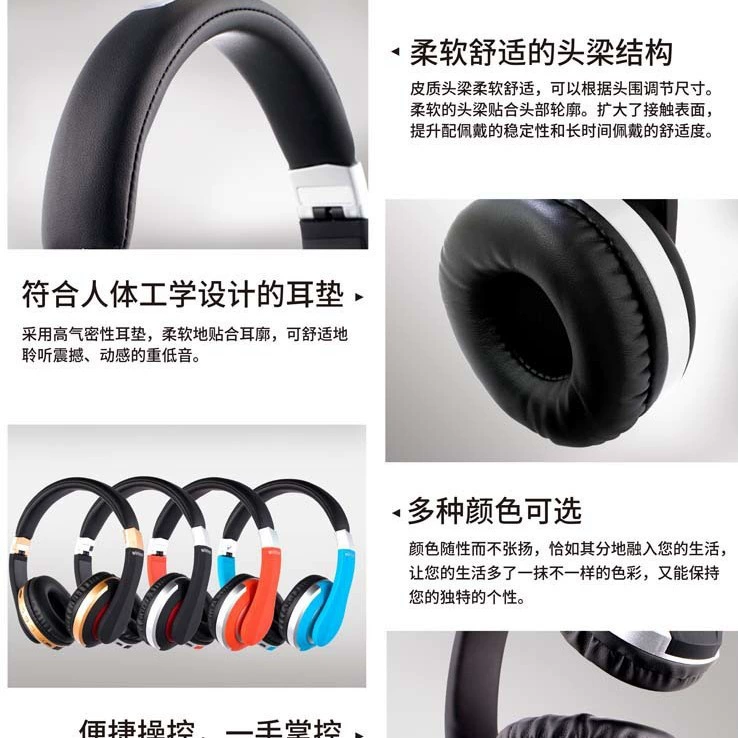 Новая MH7 Bluetooth-гарнитура 5.3, вставная карта, универсальная стерео-гарнитура для мобильного с большим радиусом действия