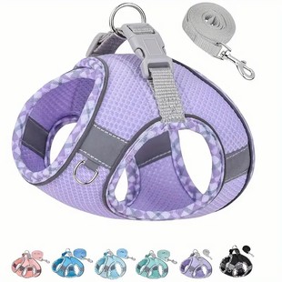 Amazon New Dog Traction Rope Vest Dog Walking Rope Summer Breathable Small and Medium Dog Reflective Chest Strap