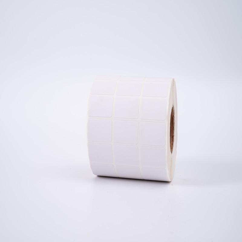 空白铜版纸不干胶标签贴纸25*15打印机条码标签打印纸卷筒哑光