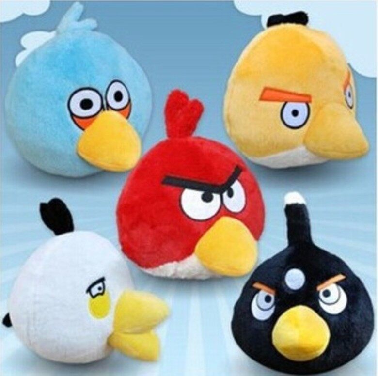 Angry Birds Pig Head Plush Toy Pendant Doll Doll Cute Bag Decoration Angry Birds Pig Head Plush Toy Pendant Doll Doll Cute Bag Decoration