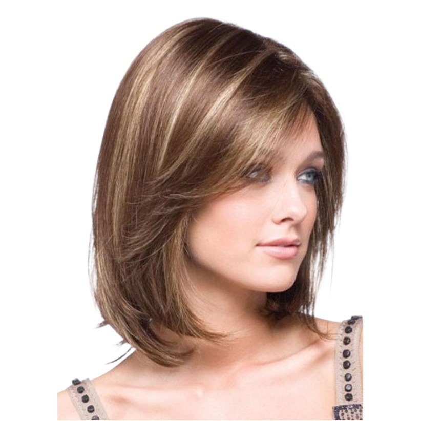 Peluca de comercio exterior cos de alta temperatura de seda de pelo corto Rubio color mezclado larga peluca rizada anime peluca europea y americana en stock