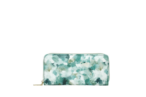  cross-border long marble wallet women's wallet simple card holder hand-held long zipper coin purse trendy