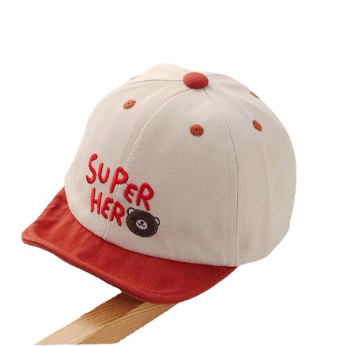 Spring and Autumn New Baby Hats 0-3-6-24 Months Peaked Hats Men's and Women's Baby Hats Autumn Children's Baseball Hats