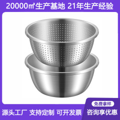 食品级304不锈钢盆汤盆家用面盆多用盆圆盆沙拉盆打蛋盆料理盆
